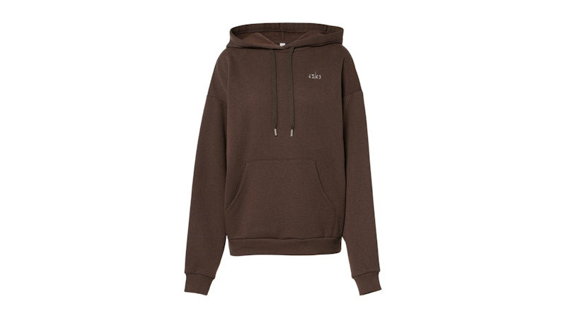 Alo Yoga Accolade Cotton-Blend Hoodie Espresso