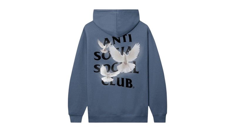 Anti Social Social Club Appreciate Life Hoodie Storm Blue