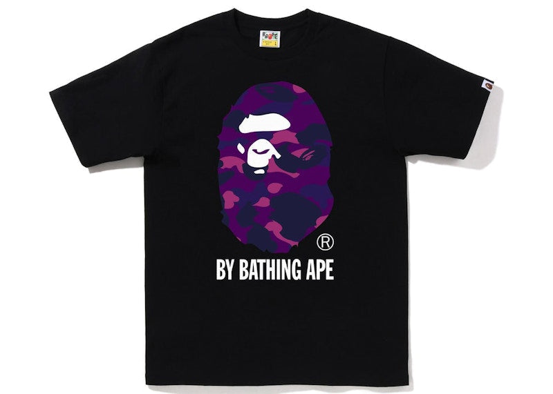 BAPE Color Camo By Bathing Ape Tee (FW22) Black Purple