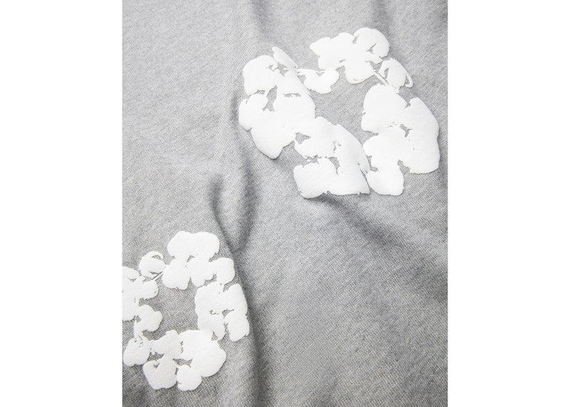 Denim Tears Long Sleeve Cotton Wreath T-shirt Grey