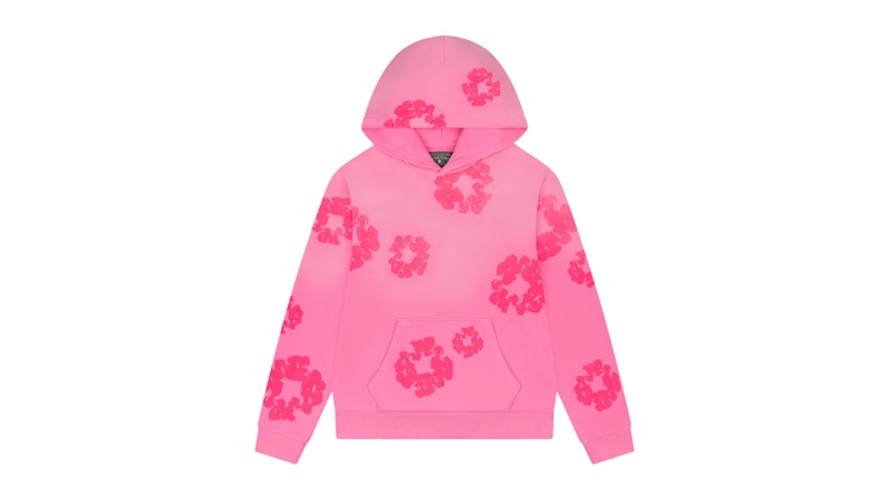 Denim Tears Mono Cotton Wreath Hoodie Pink
