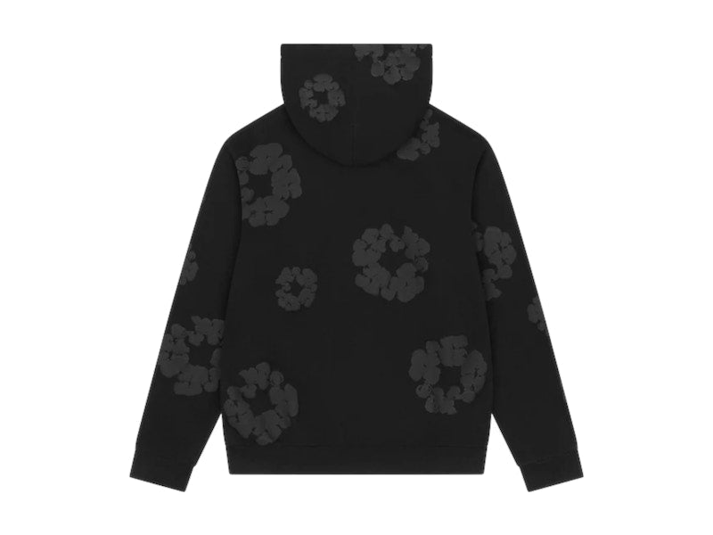 Denim Tears Mono Wreath Hoodie Black