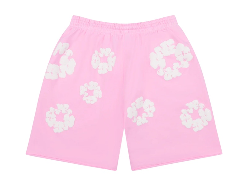 Denim Tears The Cotton Wreath Sweatshorts Powder Pink