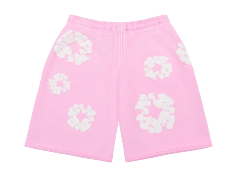 Denim Tears The Cotton Wreath Sweatshorts Powder Pink