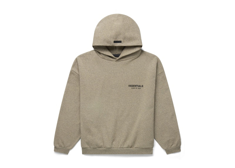 Fear of God Essentials Fleece Hoodie (FW24) Heather Gray