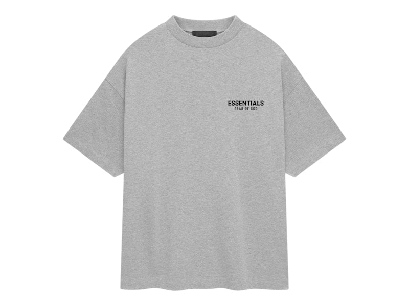 Fear of God Essentials Jersey Crewneck T-Shirt Light Heather Gray