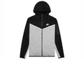 Nike Sportswear Tech Fleece Full-Zip Hoodie Black/Dark Grey Heather/White