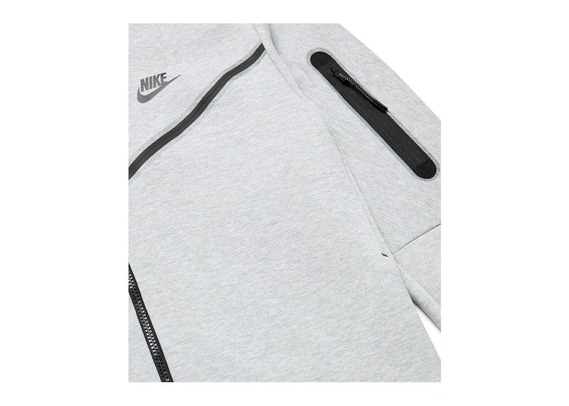 Nike Sportswear Tech Fleece Full-Zip Hoodie Heather Grey/Black