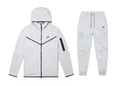 Nike Sportswear Tech Fleece Full Zip Hoodie & Joggers Set Grey