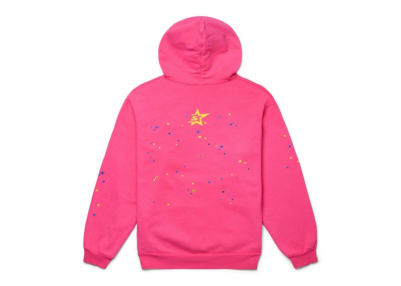 Sp5der P*NK V2 Hoodie Pink