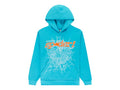 Sp5der Punk V2 Hoodie Cyan