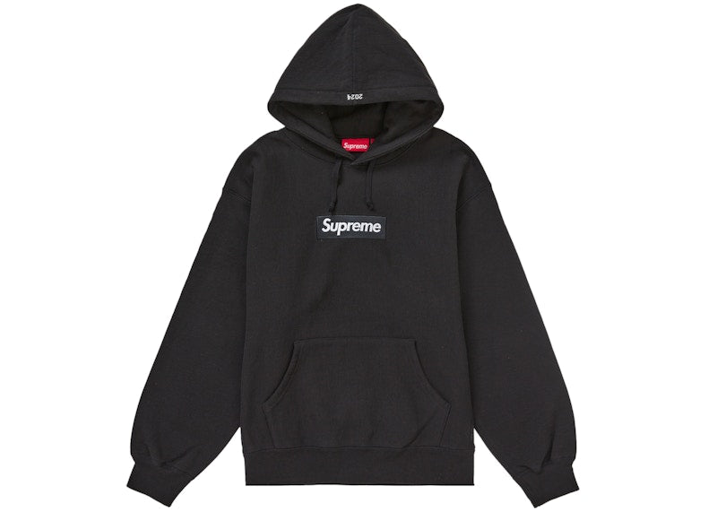 Supreme Box Logo Hooded Sweatshirt Sweatshirt (FW24) Black