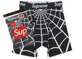 Supreme Hanes Spider-Man Boxer Briefs (2 Pack) Black