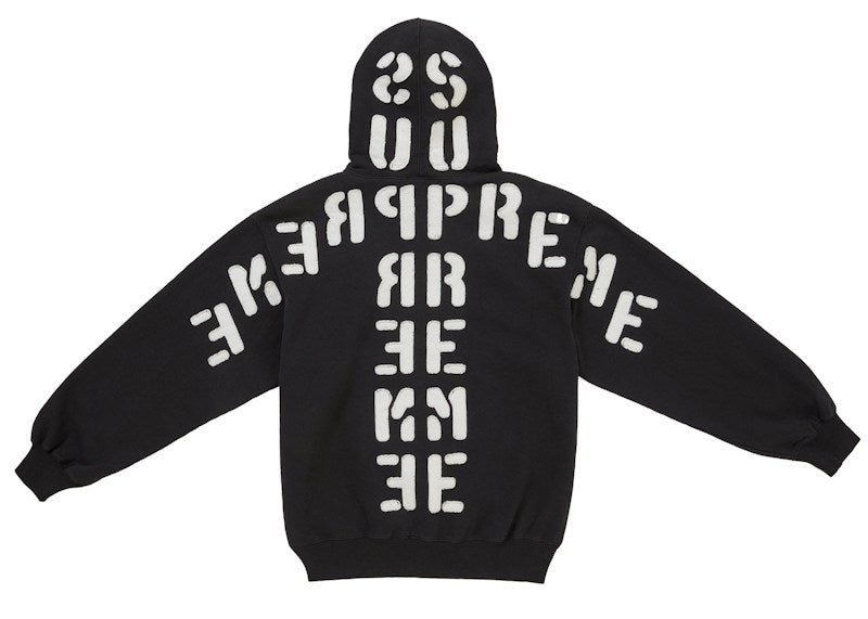 Supreme Mirrored Applique Hooded Sweatshirt