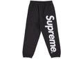 Supreme Satin Applique Sweatpant (SS26) Black