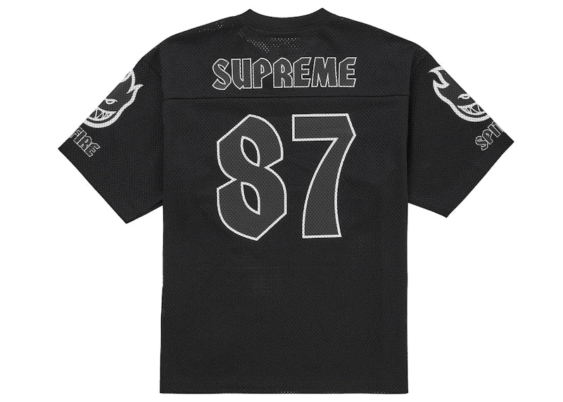 Supreme Spitfire Football Jersey Black