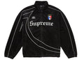 Supreme Umbro Velour Track Jacket Black