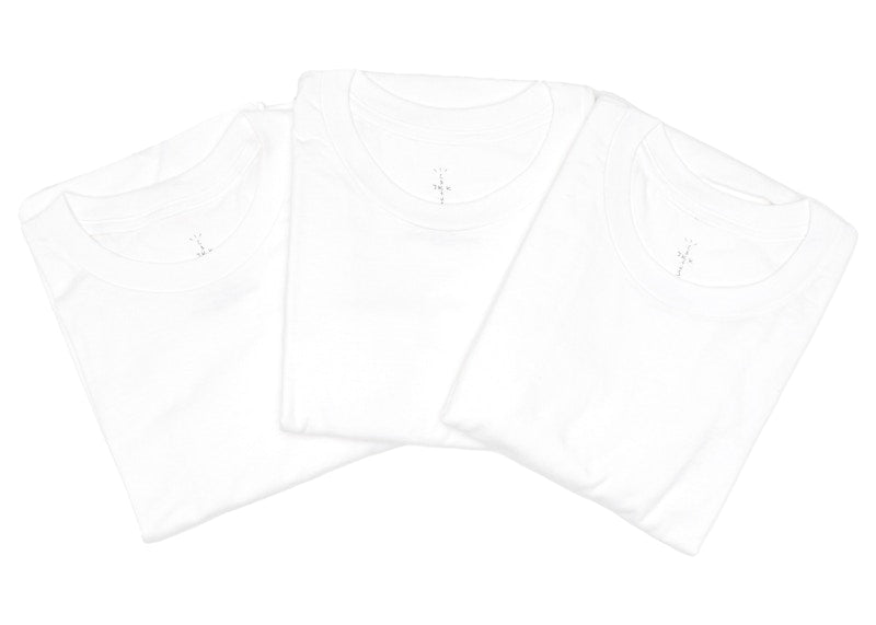 Travis Scott CJ T-Shirt (3 Pack) White