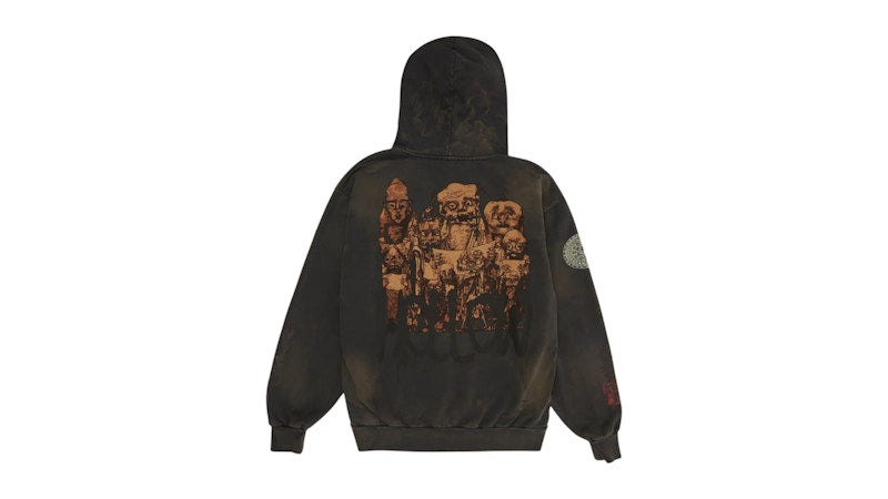 Travis Scott Cactus Jack x Takashi Murakami Hollow Hoodie Brown