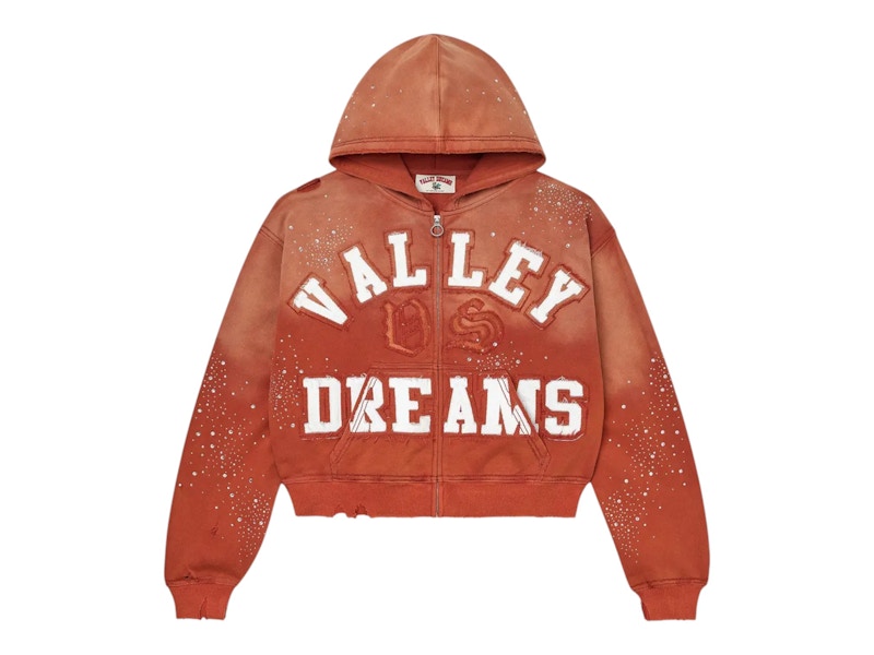 Vale Forever Classico Zip Up Hoodie Orange