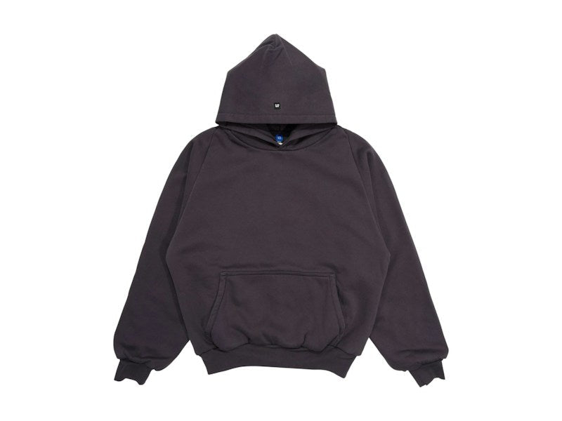 Yeezy Gap Logo Shrunken Hoodie Dark Grey