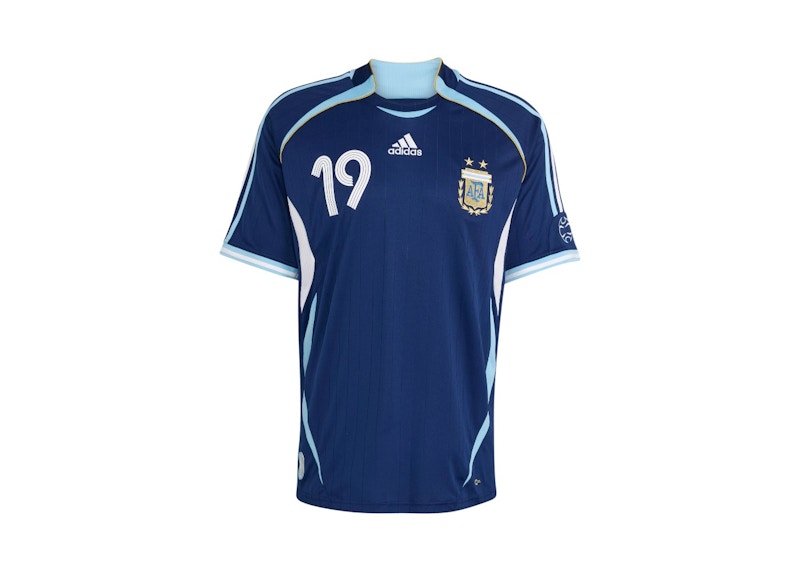 adidas Argentina Away 2006 Messi Jersey Dark Blue