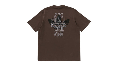 adidas x BAPE Ape Head Tee Brown