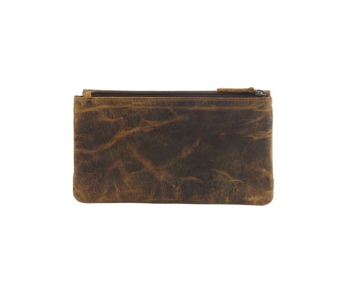 Oak Fire Leather and Hairon Wallet
