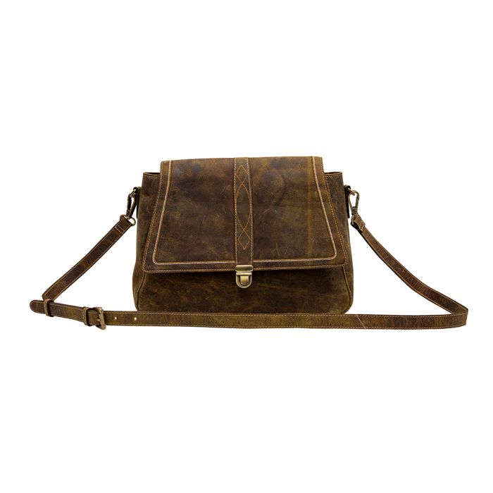 LONG REST LEATHER & HAIRON BAG
